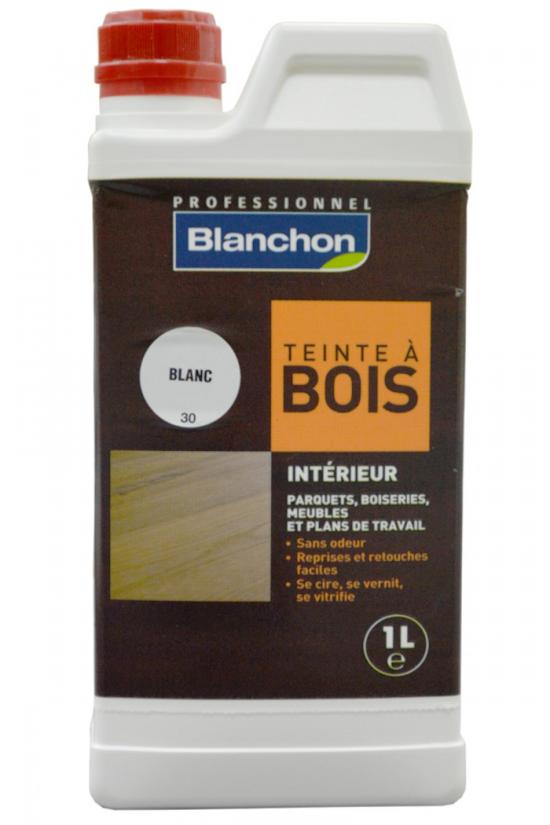 TEINTE BOIS INTERIEUR : TEINTE A BOIS 1L BLANC